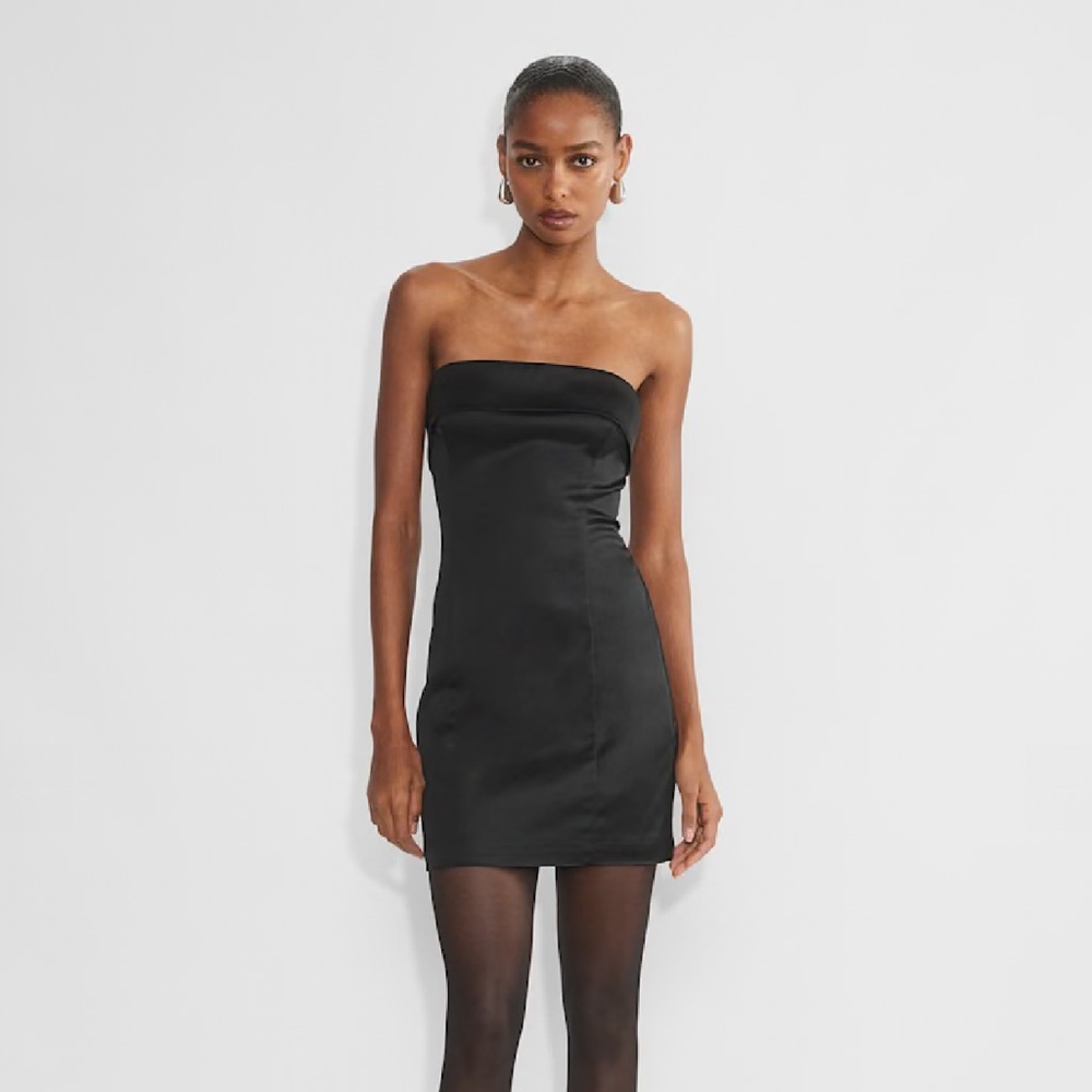 Aritzia Classic Black Strapless Dress NWT
